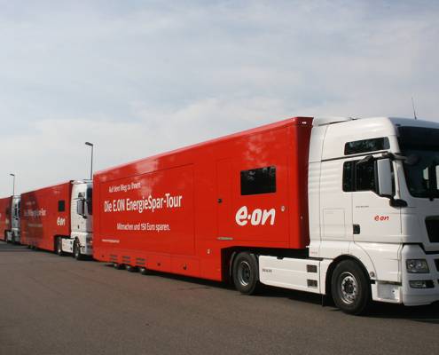 eon promotion trucks