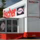 Promotion truck Fischer - Aussenansicht Pop Up mit Bühne