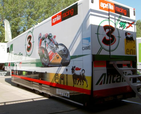 Aprilia Racing Racetrailer