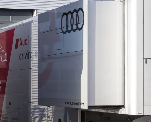 Audi Driving Experience Racetrailer Pop Out