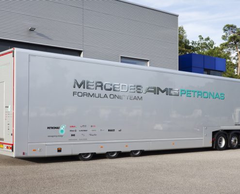 Mercedes AMG Petronas Racetrailer