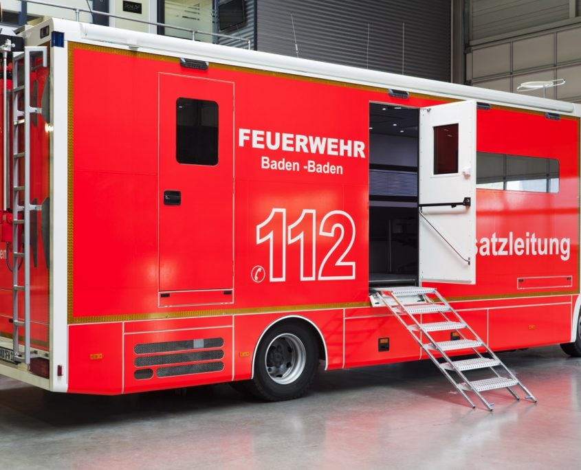 Feuerwehr BadenBaden Bischoff + Scheck AG Spezialisten im Fahrzeugbau