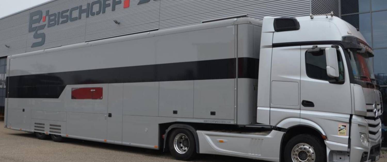 Mobile roadshow truck and race Car Used trailer for sale